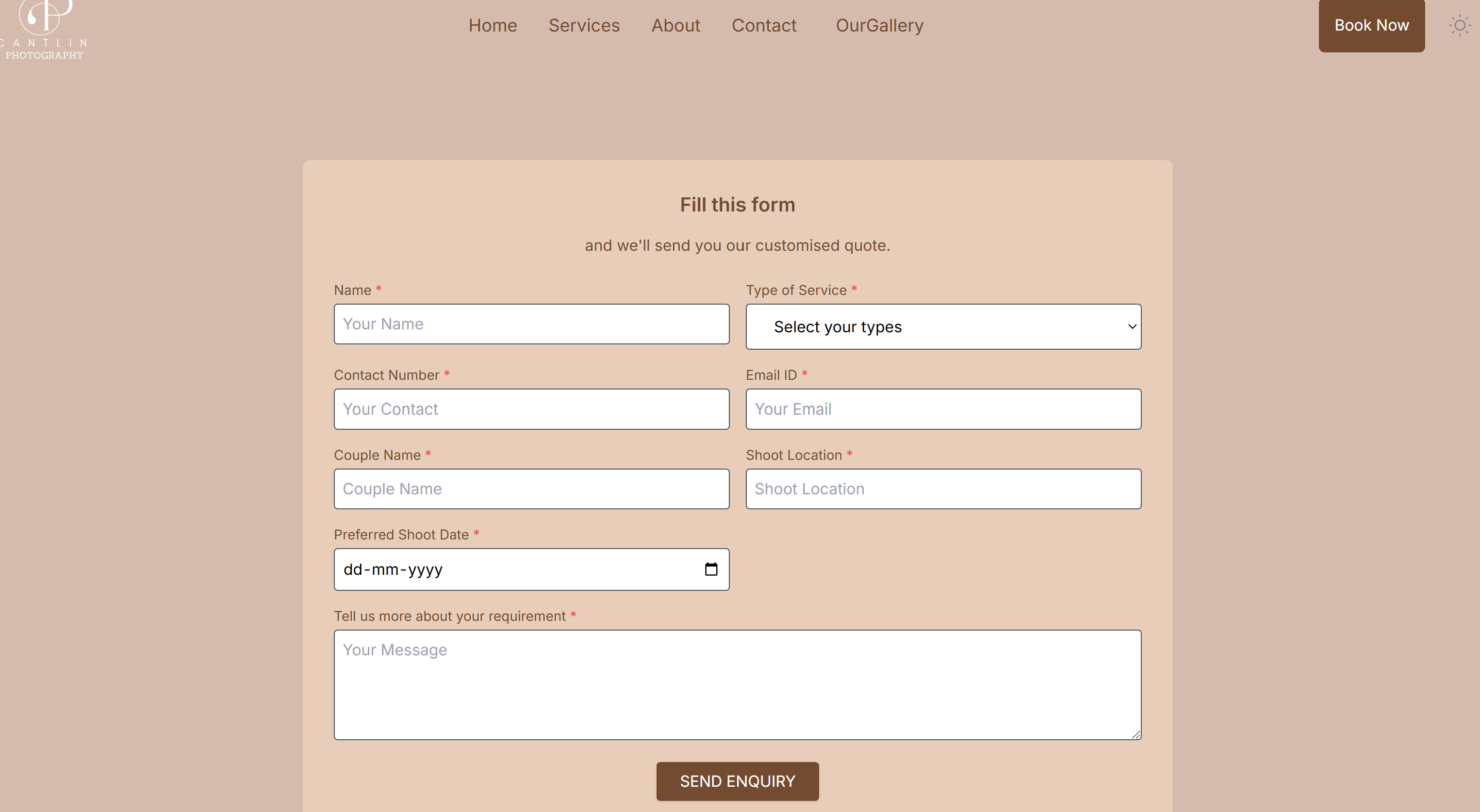 Enquiry Form