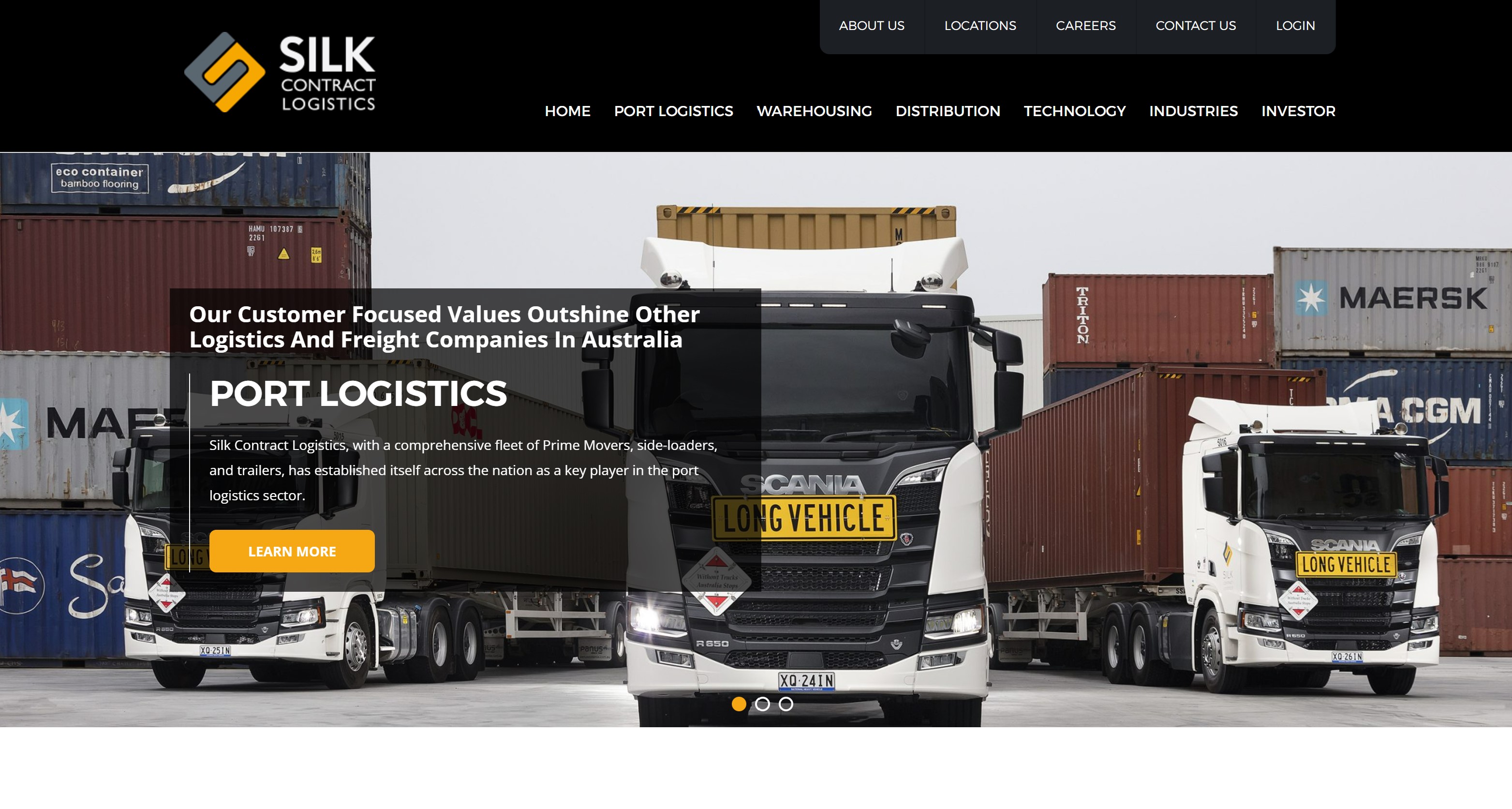 Logistics Website