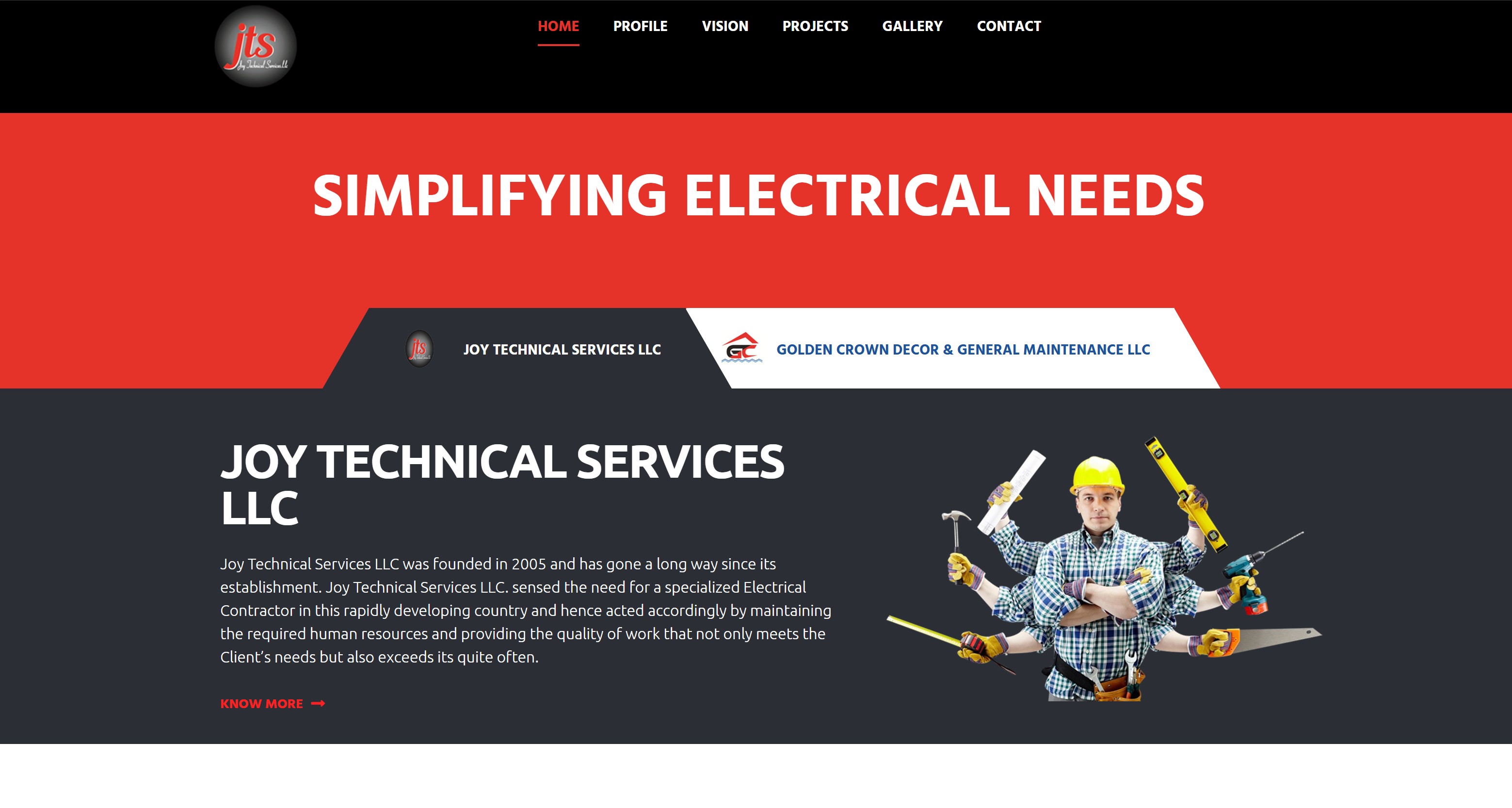 Service Website