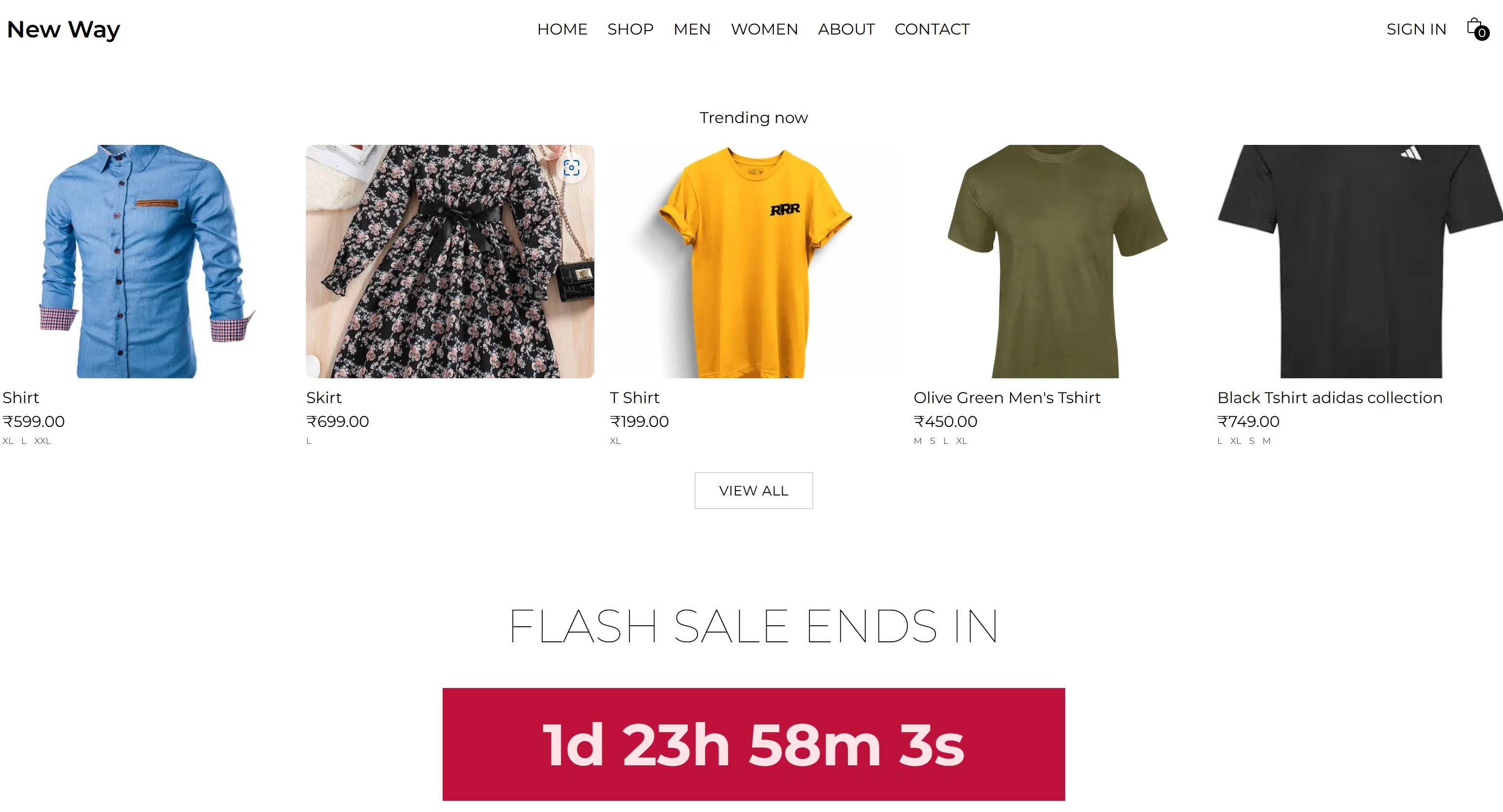 e-Commerce Website